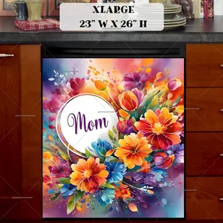 Preview of Pretty Mother’s Day Flowers magnet in Extra Large size.