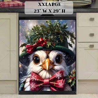 Preview of Cute Christmas Bird magnet in XX Large size.