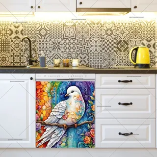 Preview of Beautiful White Dove magnet.