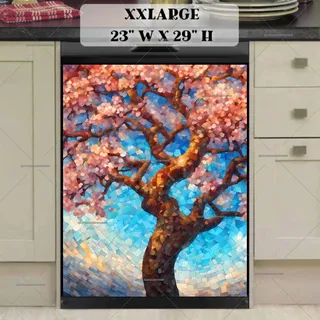 Preview of Mosaic Cherry Tree magnet in XX Large size.