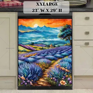 Preview of Lavenders in the Sunset magnet in XX Large size.