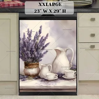 Preview of Afternoon Tea with Lavenders magnet in XX Large size.