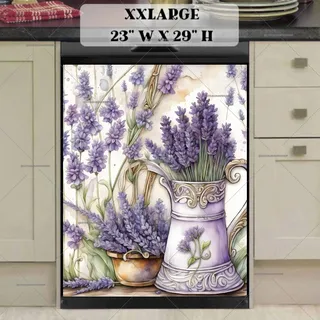 Preview of Rustic Pitcher and Lavenders magnet in XX Large size.