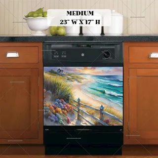 Preview of Beautiful Summer Beach magnet in Medium size.