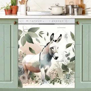 Preview of Cute Bohemian Donkey magnet.