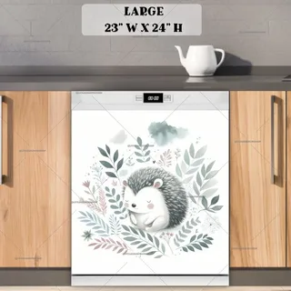 Preview of Little Boho Hedgehog magnet in Large size.