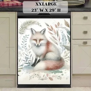 Preview of Boho Summer Fox magnet in XX Large size.