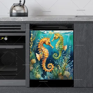 Preview of Beautiful Seahorse Couple magnet.