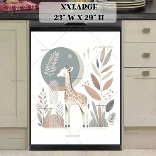 Preview of Little Bohemian Giraffe magnet in XX Large size.