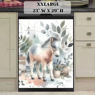 Preview of Boho Baby Donkey magnet in XX Large size.