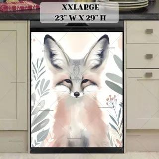 Preview of Cute Boho Fox magnet in XX Large size.