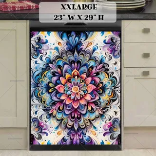 Preview of Traditional Folk Mandala magnet in XX Large size.