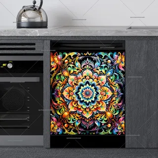 Preview of Beautiful Mandala Art magnet.