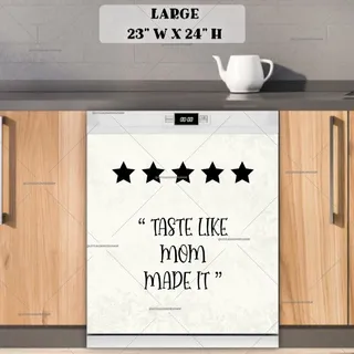 Preview of Funny Kitchen Review magnet in Large size.