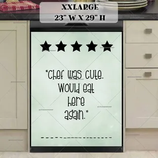 Preview of Cute Kitchen Review magnet in XX Large size.