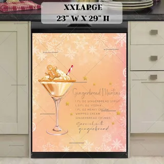 Preview of Christmas Beverages – Gingerbread Martini magnet in XX Large size.