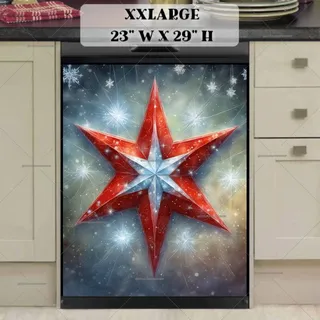 Preview of Beautiful Christmas Star magnet in XX Large size.