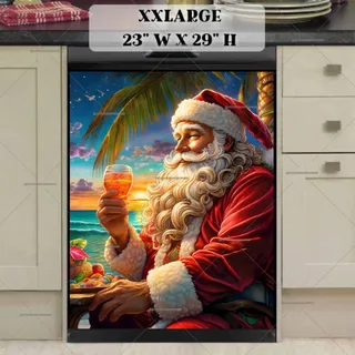 Preview of Santa’s Summer Holiday magnet in XX Large size.