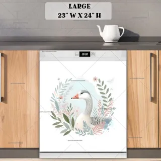 Preview of Boho Wild Goose magnet in Large size.