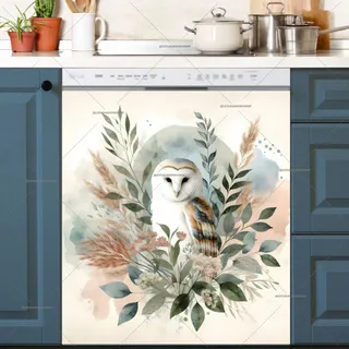 Preview of Bohemian Owl in the Bush magnet.