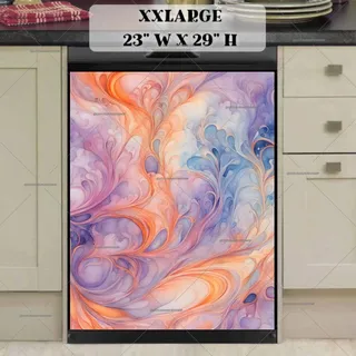 Preview of Abstract Colorful Design magnet in XX Large size.