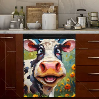 Preview of Funny Silly Cow magnet.