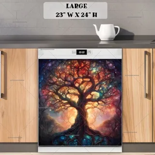 Preview of Sunset Tree of Life magnet in Large size.