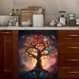 Preview of Sunset Tree of Life magnet.