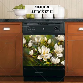 Preview of Gorgeous Magnolias magnet in Medium size.