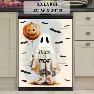 Preview of Trick or Treat Ghost magnet in XX Large size.