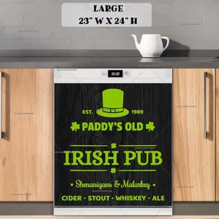 Preview of Irish Pub Sign magnet in Large size.