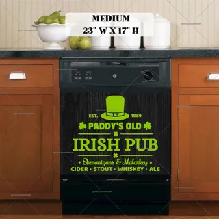 Preview of Irish Pub Sign magnet in Medium size.