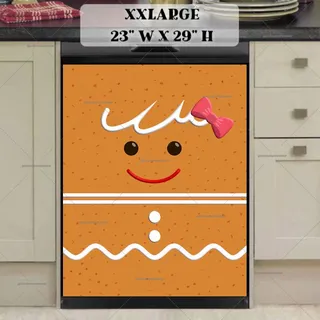 Preview of Christmas Gingerbread Girl magnet in XX Large size.