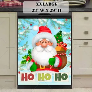 Preview of Cute HO HO HO Santa magnet in XX Large size.