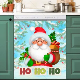 Preview of Cute HO HO HO Santa magnet.