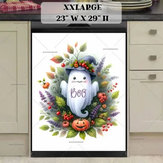 Preview of Little Boo Halloween Ghost magnet in XX Large size.