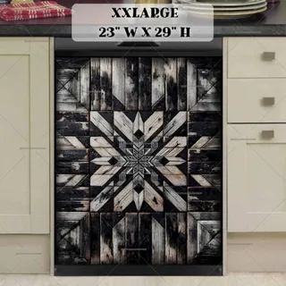 Preview of Farmhouse Barn Wood Quilt Tiles magnet in XX Large size.