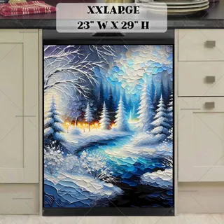 Preview of Magical Winter Night magnet in XX Large size.