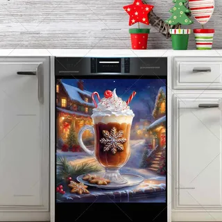 Preview of A Cup of Christmas Hot Chocolate magnet.