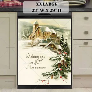 Preview of Vintage Christmas Blessing magnet in XX Large size.