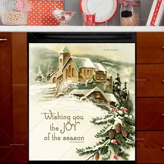 Preview of Vintage Christmas Blessing magnet.