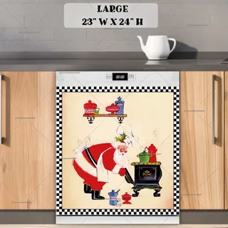 Preview of Santa Claus Bakery magnet in Large size.