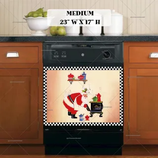Preview of Santa Claus Bakery magnet in Medium size.