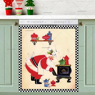 Preview of Santa Claus Bakery magnet.