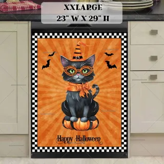 Preview of Vintage Halloween Cat magnet in XX Large size.