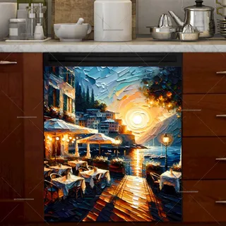 Preview of Italian Cafe in the Sunset magnet.