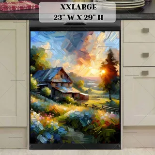 Preview of Old Summer Farmhouse magnet in XX Large size.