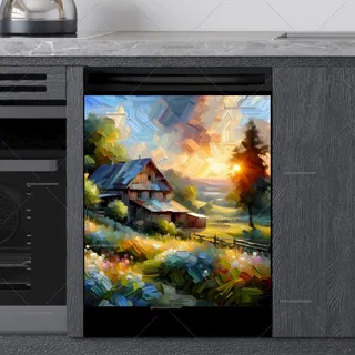 Preview of Old Summer Farmhouse magnet.