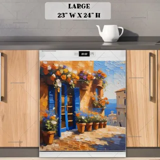Preview of Italian Cottage Terrace magnet in Large size.