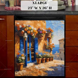 Preview of Italian Cottage Terrace magnet in Extra Large size.